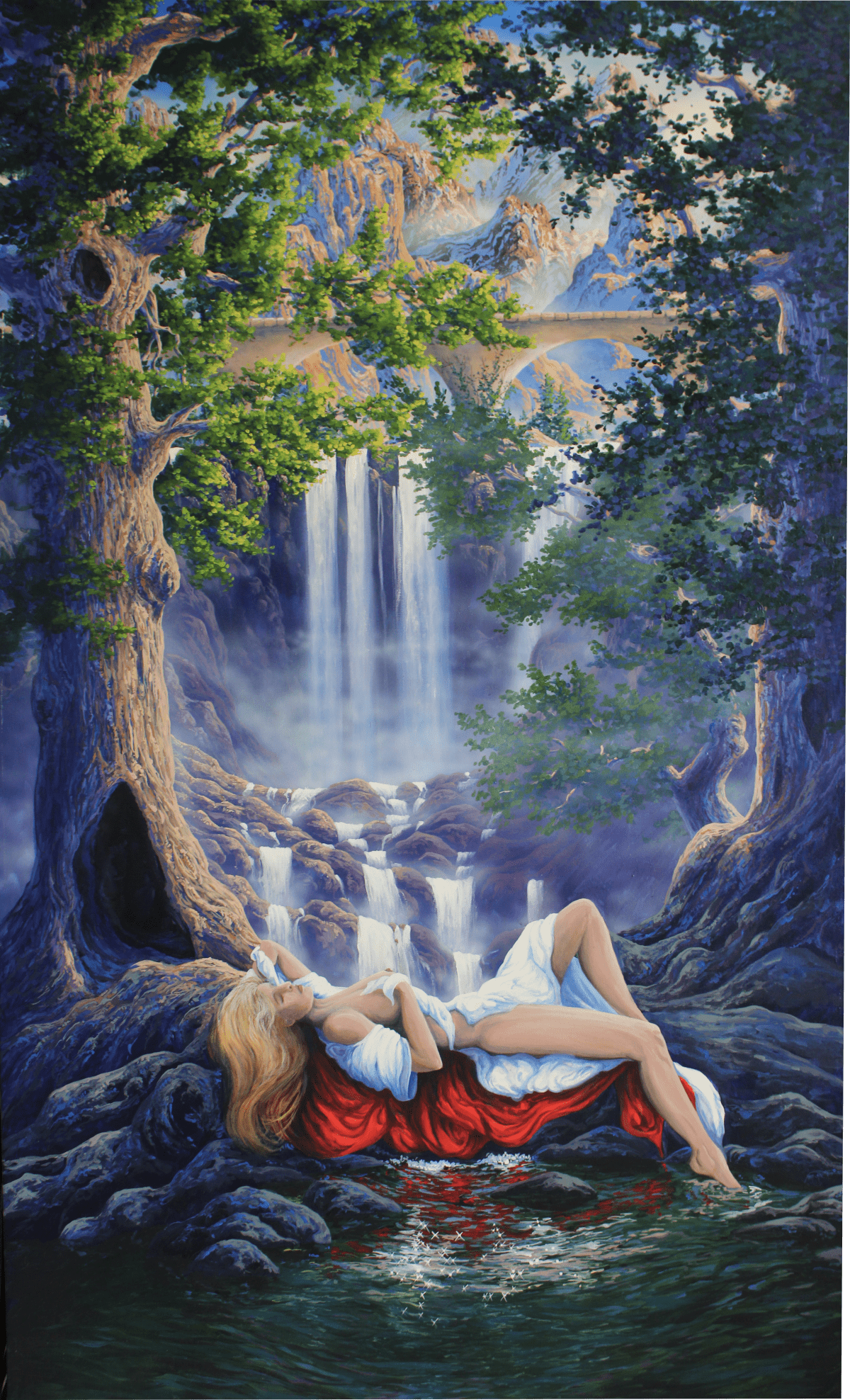 "Enchantment" - original painting - Visionary Art of Linda Gadbois