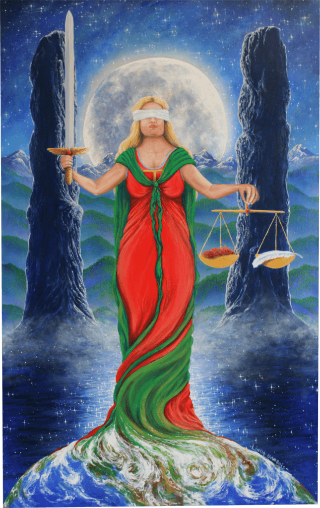 "Justice" - Original Painting - Visionary Art of Linda Gadbois