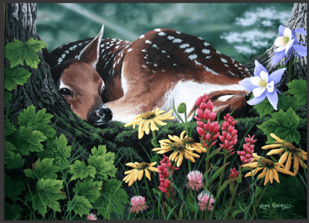 "Miracles of Spring" - original Painting - Visionary Art of Linda Gadbois