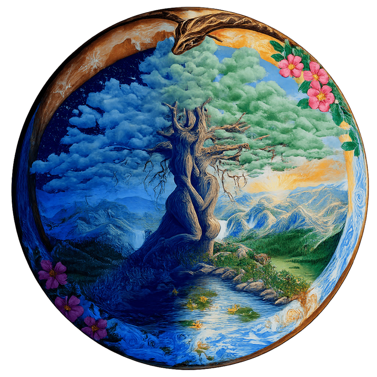 "Tree of Life" - original painting by Linda Gadbois Visionary Art